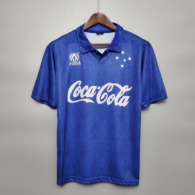 Camisa Retrô Cruzeiro I 93/94 - Masculina - Azul