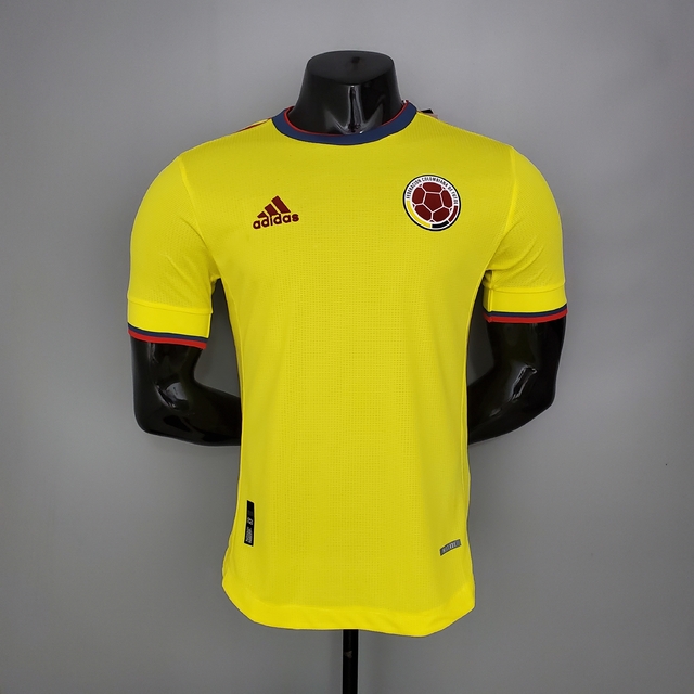 Camisa Seleção da Colômbia I 20/21 - Masculina - modelo Player - Amarela