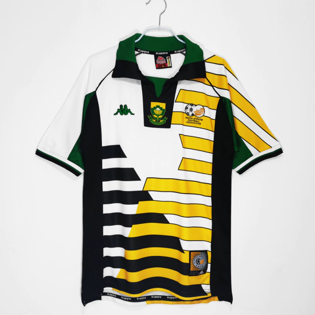 Camisa Retrô Seleção da África do Sul 1998 Masculina Torcedor Bran