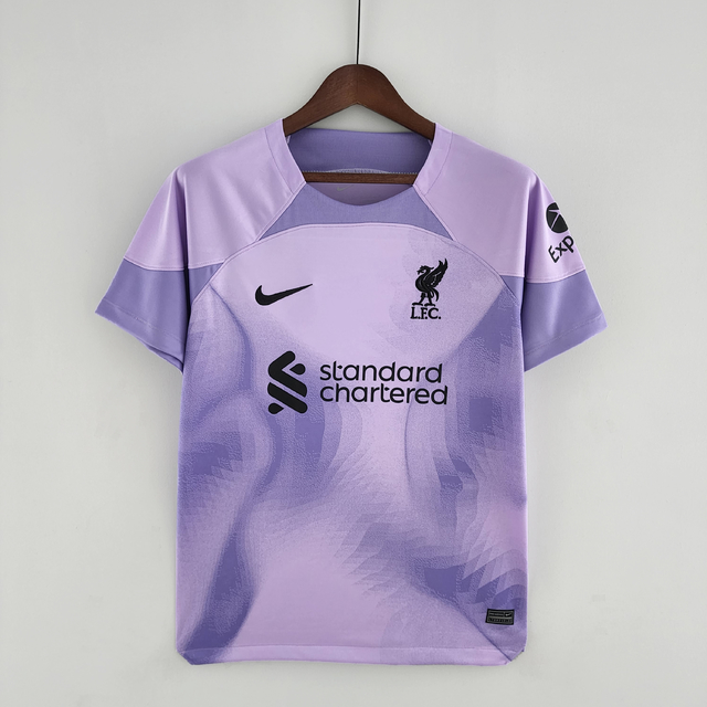 Camisa Liverpool de Goleiro Roxa 2022/23 | Farda de Boleiro