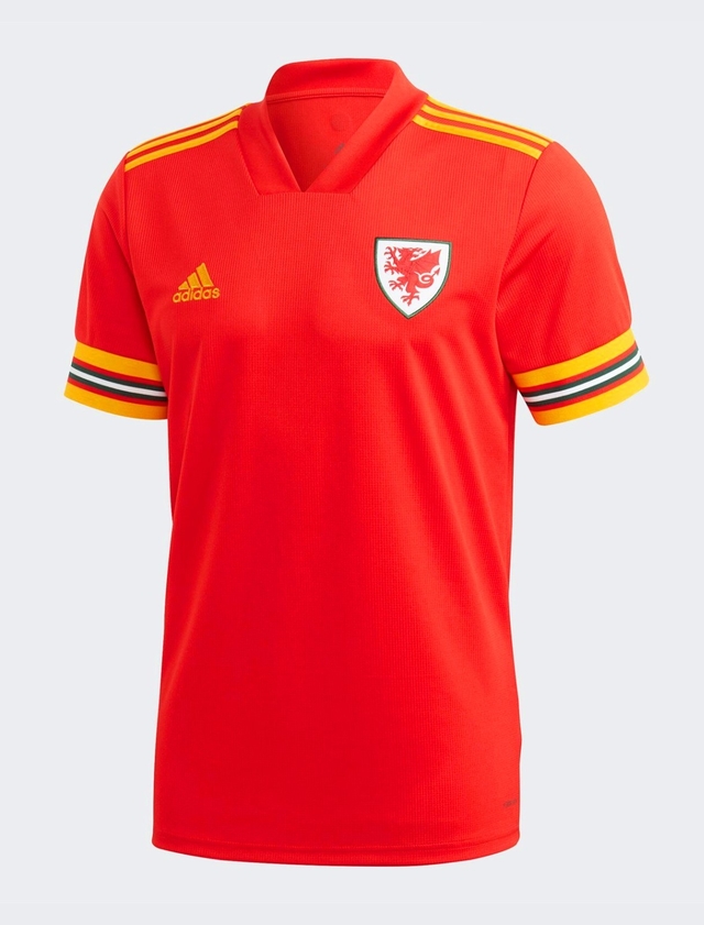 Camisa Seleção País de Gales Home 20/21 Torcedor Adidas Masculina - Vermelha