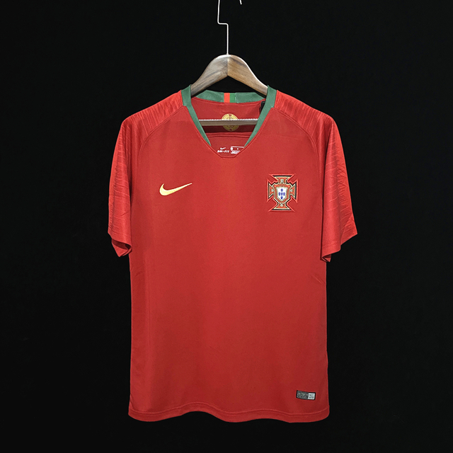 Camisa Seleção Portugal Retrô I 2018 Torcedor Nike Masculina - Vermelho