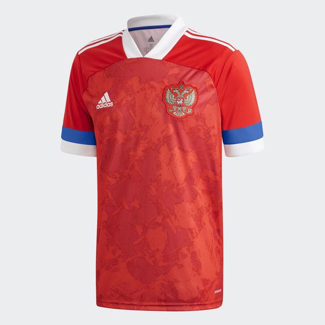 Camisa Seleção Rússia Home 20/21 Torcedor Adidas Masculina - Vermelha