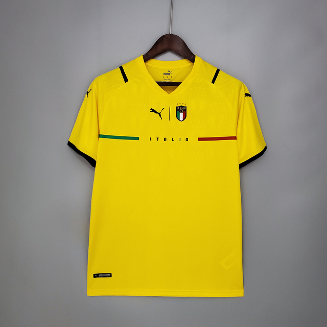 Camiseta Seleção Itália 21/22 Puma Masculina - Amarela