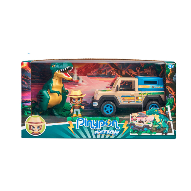 PINYPON ACTION VEHICULO CON T-REX