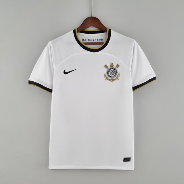 Camisa Corinthians Home 22/23 Torcedor Nike Masculina - Branca