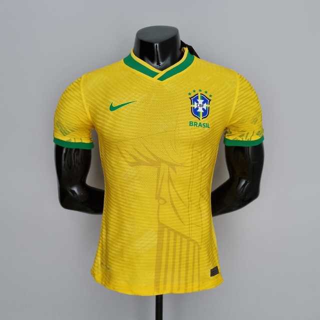 Camisa Brasil Concept, Cristo Redentor - FUTEBOLEIROSTORE