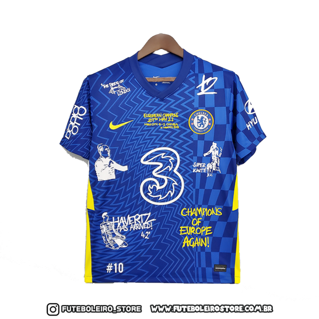 Camisa Chelsea Edição Comemorativa Champions League - Torcedor - Nike