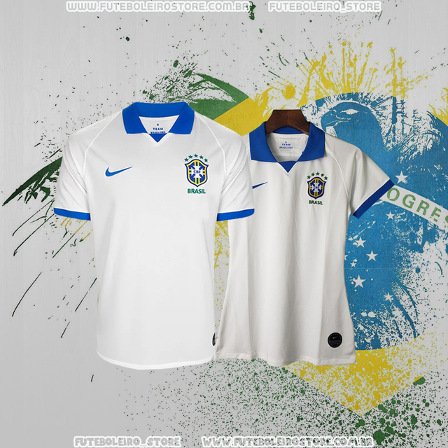 Kit Camisas II Brasil 19/20 Masculina e Feminina - Torcedor - Nike kit casal