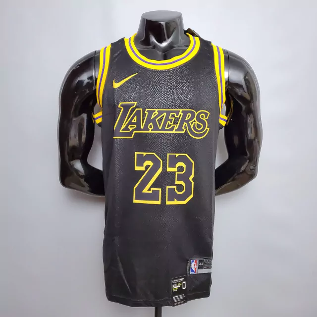 Regata Los Angeles Lakers Lebron James #23 Mamba Negra - Edição Espe