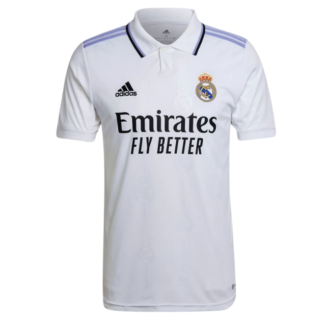 Camisa Real Madrid Home 22/23 Torcedor Adidas Masculina - Branca