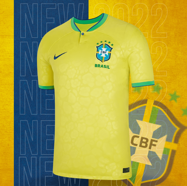 Camisa da Seleção Brasileira I Copa do Mundo 2022 a R$149,90