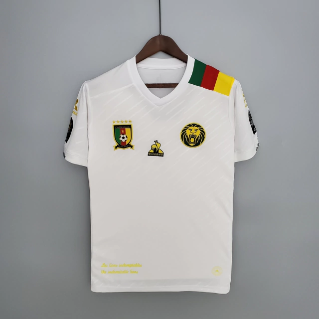 Camisa Seleção Camarões Third 21/22 - Torcedor Masculina - Branca