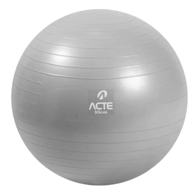 Bola de Pilates gym Ball 55cm Prata - Acte