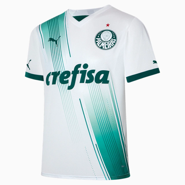 Camisa Palmeiras II 23/24 Torcedor Puma - Branca e Verde