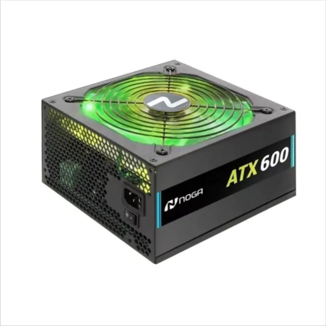 FUENTE PARA PC ATX 600W RGB LED NOGANET - JS SOLUCIONES