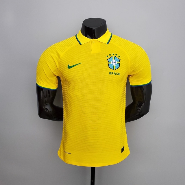 Camisa Brasil Amarela 22/23 Jogador Nike Masculina