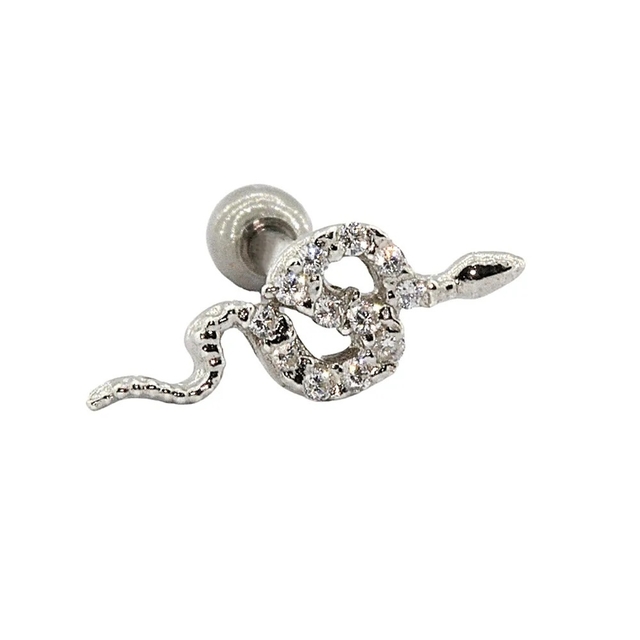 Piercing tragus snake prata