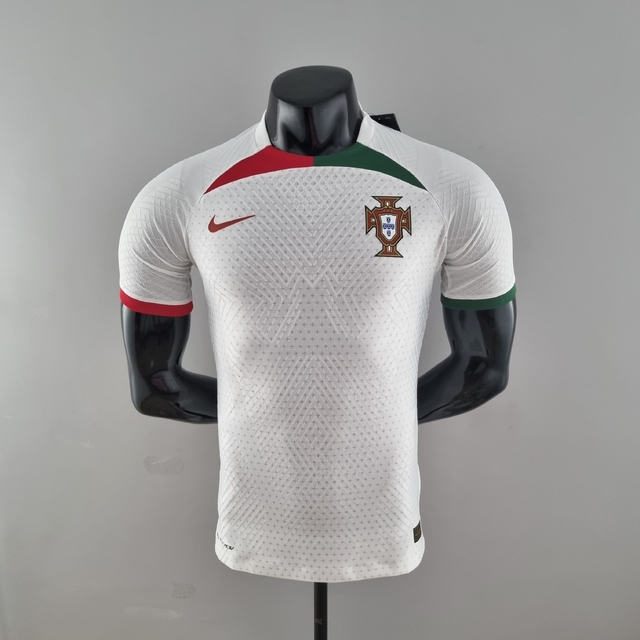 Camisa Portugal Treino 22/23 - Masculino Jogador - Branca