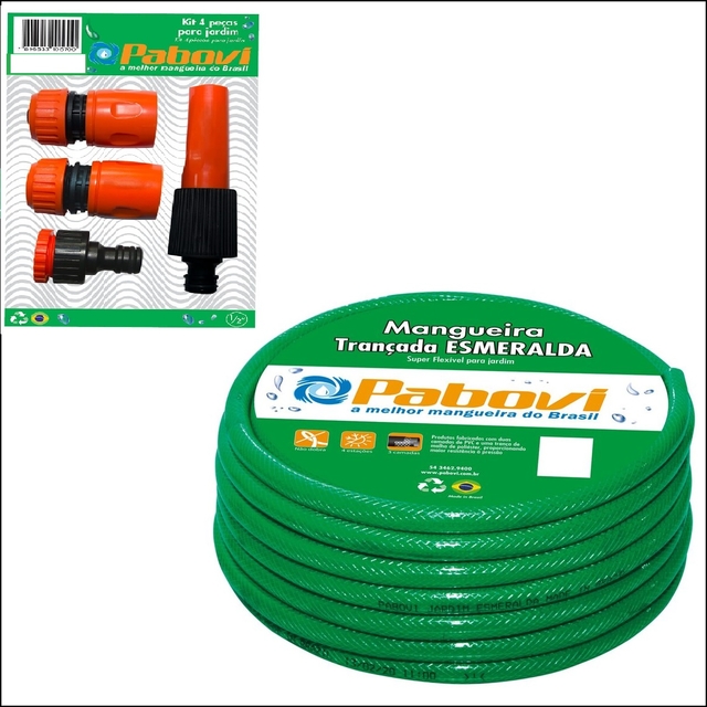 MANGUEIRA JARDIM M PABOVI KIT PEÇAS ENGATE RÁPIDO