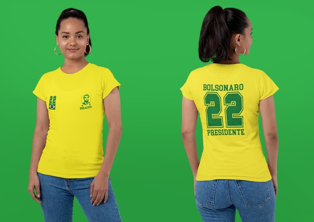 Camisa Time Bolsonaro Baby feminina - PrimaDestra
