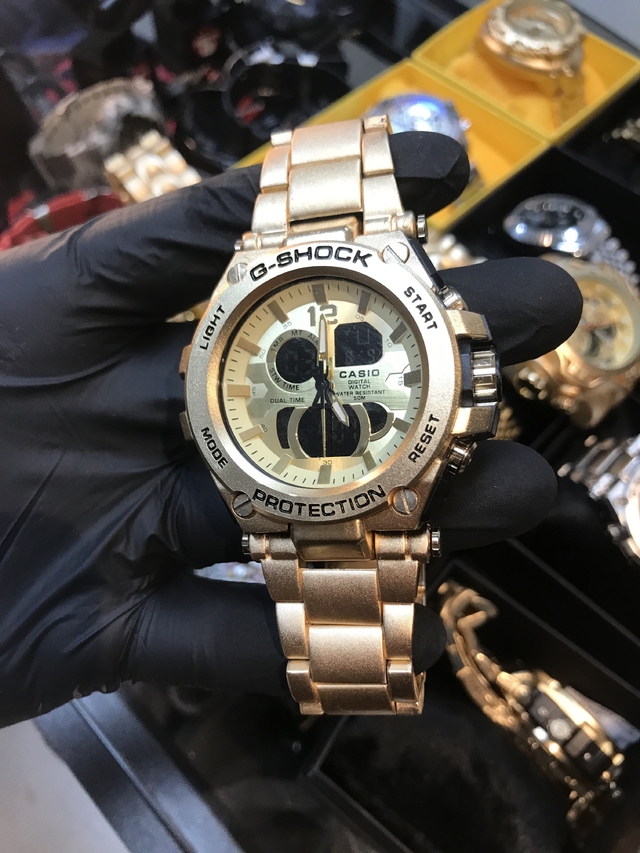 Relógio G-Shock Metal Dourado Linha Gold 2022