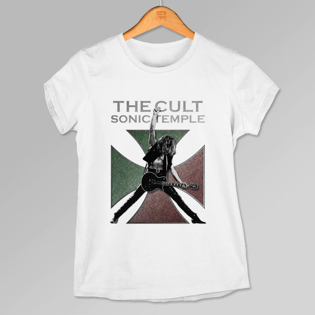 Camiseta The Cult Sonic Temple Grunge Fem. - RETRÔ 789