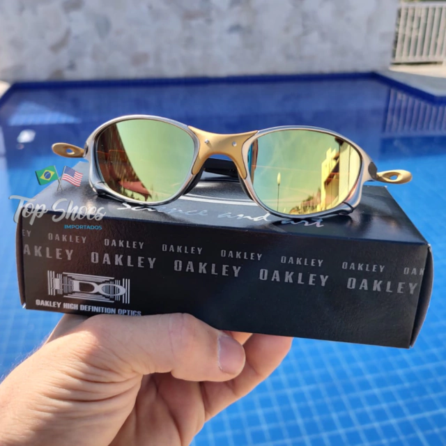 Óculos Oakley Double-x 24 k Lente Gold