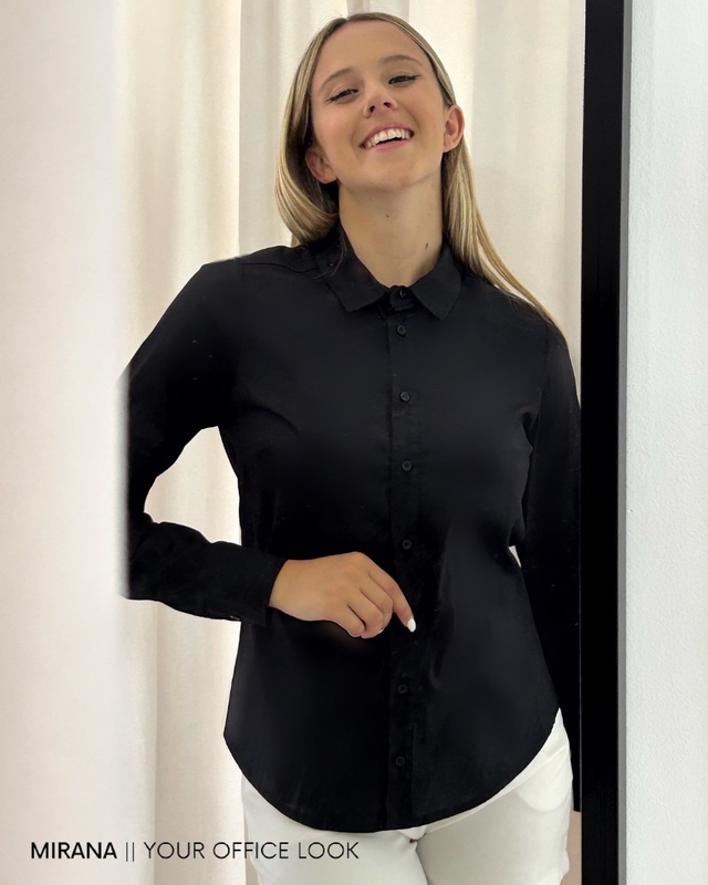 Camisa Slim Negra - Comprar en Mirana