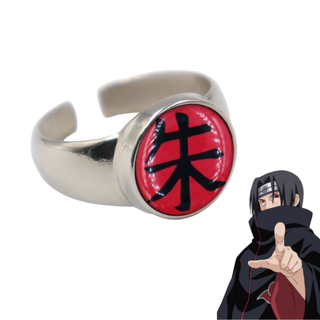 Anel Itachi - Naruto Shippuden - Akatsuki - Ajustável