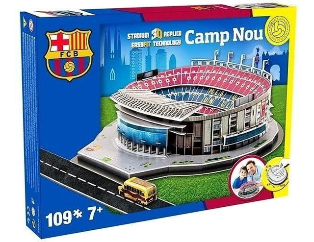 Rompecabezas Puzzle 3D Nanostad 109 Piezas Estadio Nou Barcelona