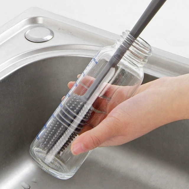 Escova para Limpeza de Copos e Garrafas de Vidro