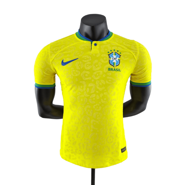 Camisa Brasil Amarela 22/23 Copa do Mundo - Jogador - Masculina -