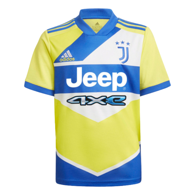 Camisa Juventus Third 21/22 Torcedor Adidas Masculina - Amarela Azul