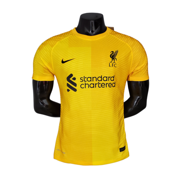 Camisa Liverpool Goleiro 21/22 Jogador Nike Masculina - Amarela