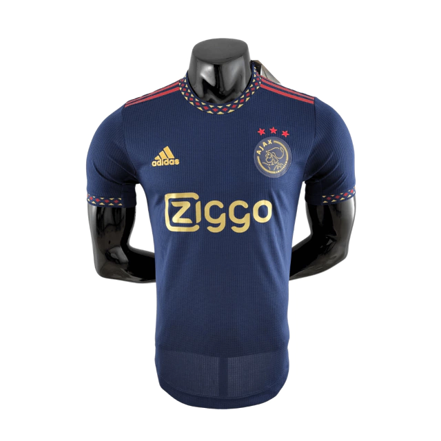 Camisa do Ajax Away 22/23 Jogador Adidas Masculina - Azul