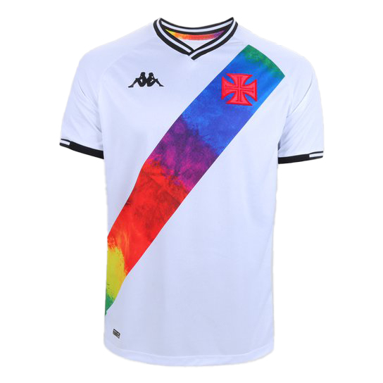 Camisa Vasco da Gama LGBTQIA+ Branca 2021 - Frete grátis