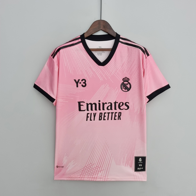 Camisa Real Madrid Y3 2022 Edição Especial - Rosa