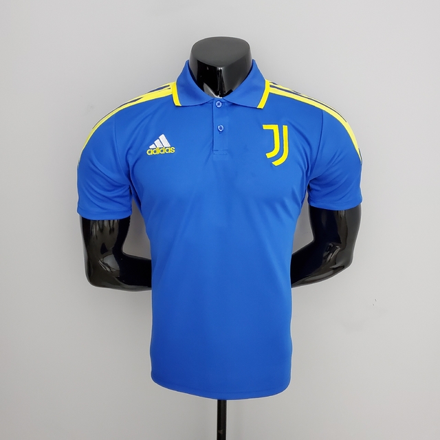 Camisa Polo Treino Juventus 21/22 - Azul