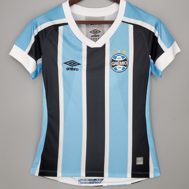 Camisa Grêmio I 21/22 Torcedor Umbro Feminina - Azul