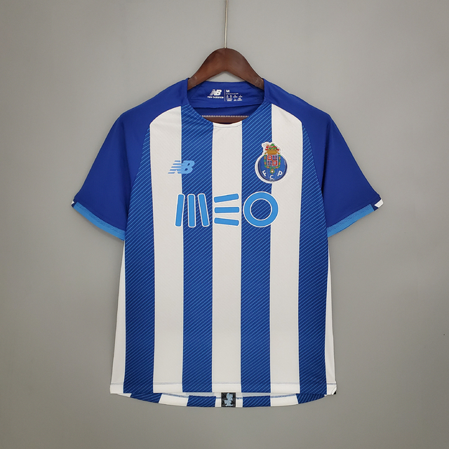 Camisa FC Porto Home 21/22 Torcedor New Balance Masculina - Azul e Branco
