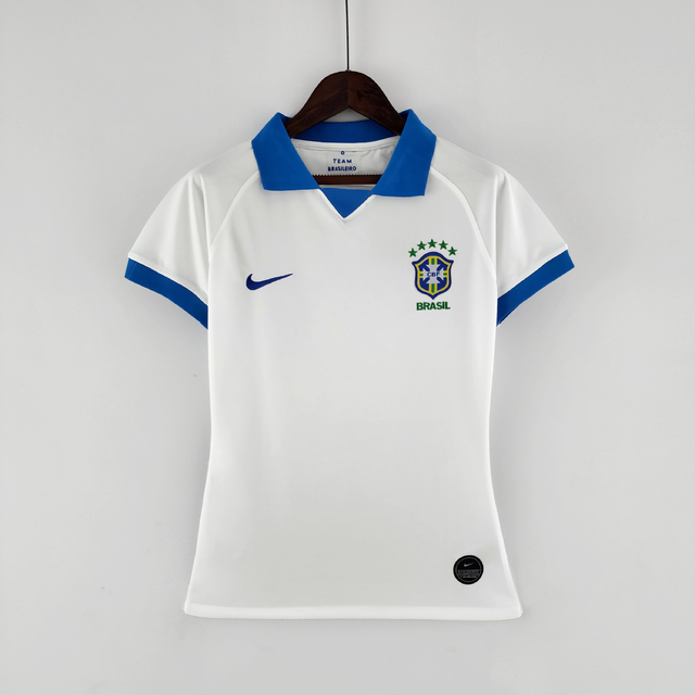 Camisa Seleção Brasileira Copa América 19/20 Feminina - Branco