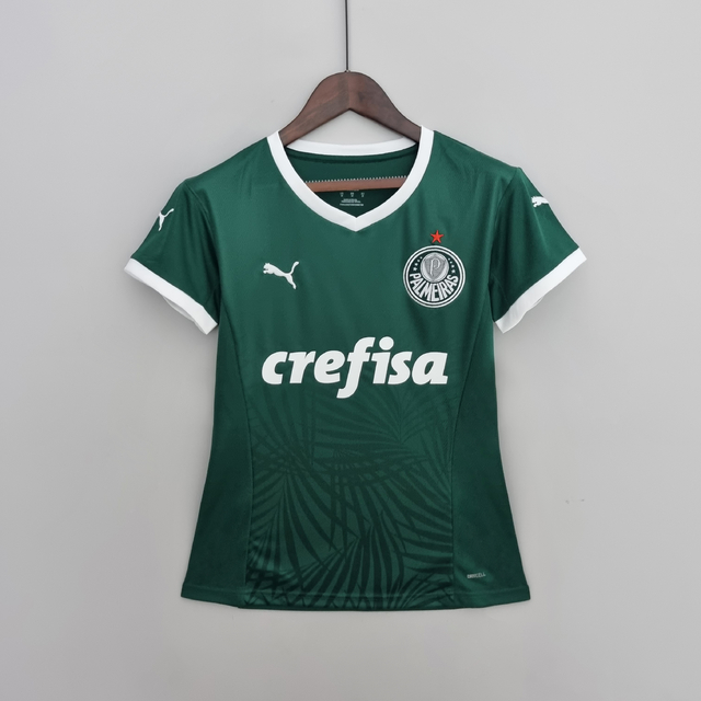 Camisa Palmeiras I 22/23 Torcedor Feminina - Verde