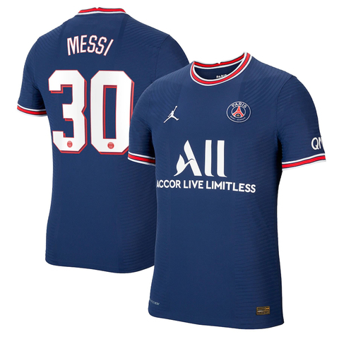 Camisa PSG I 21/22 Messi Neymar Mbappé [CHAMPIONS LEAGUE] - Masculino  Torcedor - Azul