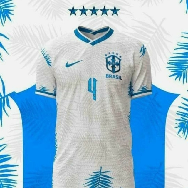 Camisa Seleção Brasileira Masculina Edição Especial 22/23 - Azul
