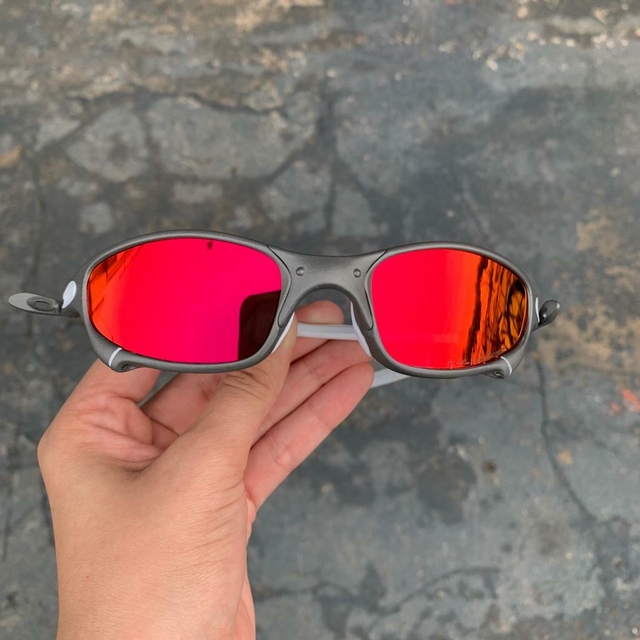 Óculos de sol da Oakley Juliet Lente Vermelha