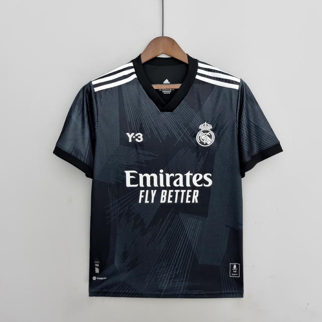 Camisa Real Madrid Y3 Edition Black 22/23 Torcedor - Masculina