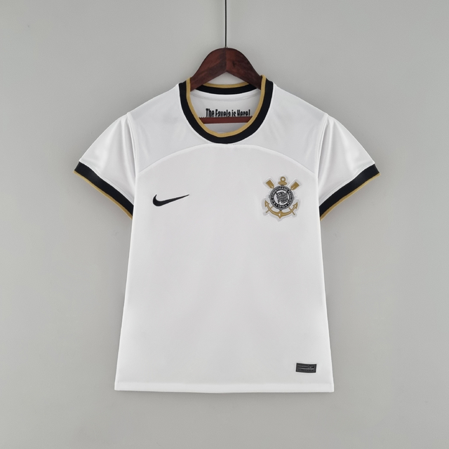 Camisa Corinthians Home 22/23 - Feminina Nike - Baby Look
