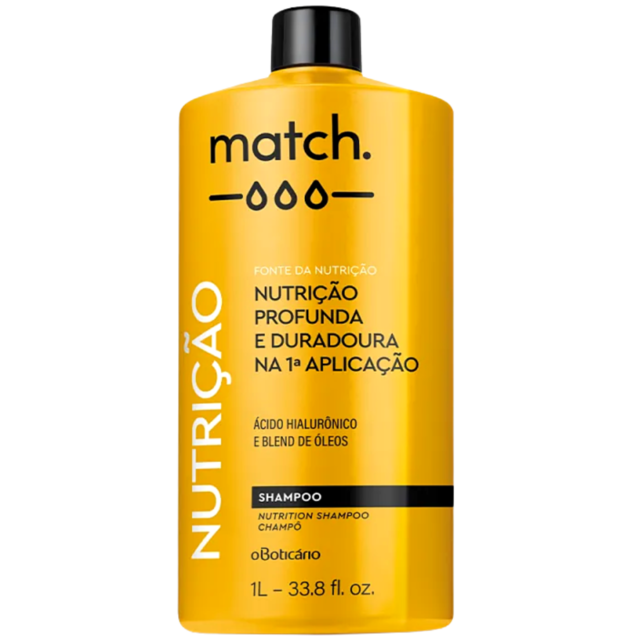 Shampoo Match Fonte da Nutrição 1L