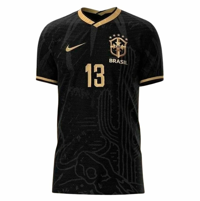 Camisa Seleção Brasileira Edição Concept 2022 - Preta Nike Torcedor